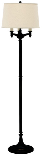 Lancaster Four Light Floor Lamp in Black (30|L800-BLK)