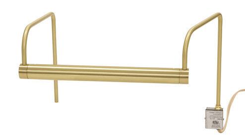 Slim-line Two Light Picture Light in Satin Brass (30|SL11-51)