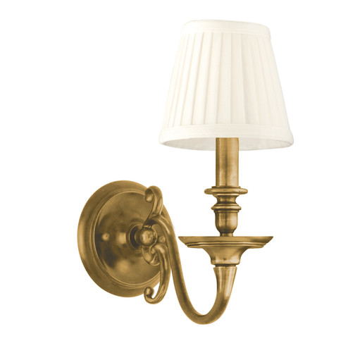 Charleston One Light Wall Sconce in Aged Brass (70|1741-AGB)