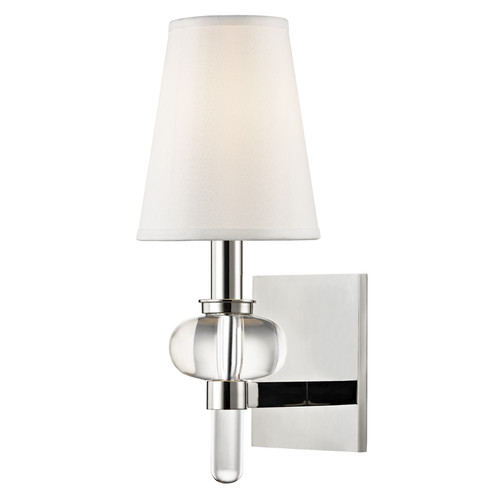 Luna One Light Wall Sconce in Polished Nickel (70|1900-PN)