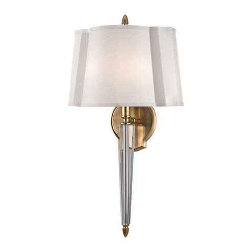 Oyster Bay Two Light Wall Sconce in Aged Brass (70|3611-AGB)