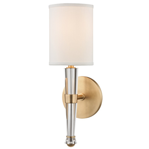 Volta One Light Wall Sconce in Aged Brass (70|4110-AGB)