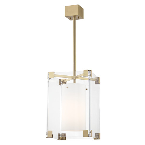 Achilles One Light Pendant in Aged Brass (70|4125-AGB)