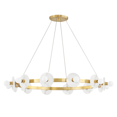 Austen 12 Light Chandelier in Aged Brass (70|4240-AGB)