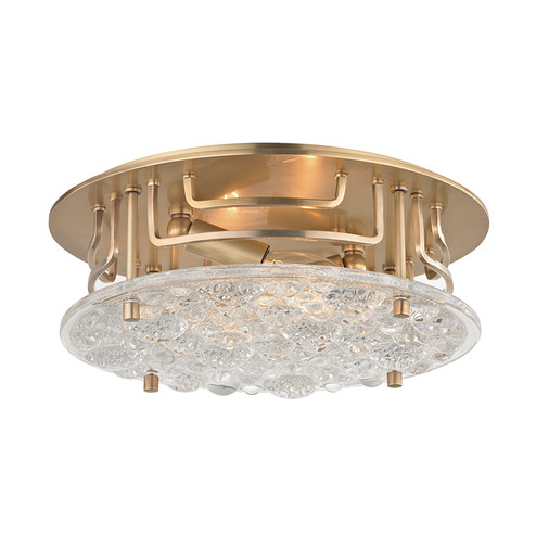 Holland Two Light Flush Mount in Aged Brass (70|4311-AGB)