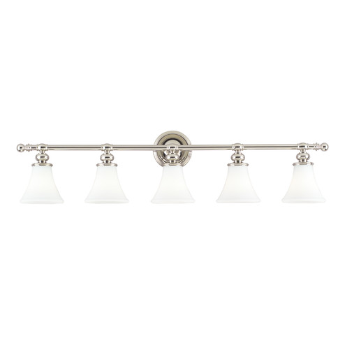 Weston Five Light Bath Bracket in Polished Nickel (70|4505-PN)