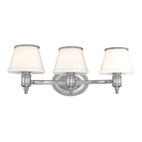 Richmond Three Light Bath Bracket in Polished Nickel (70|4943-PN)