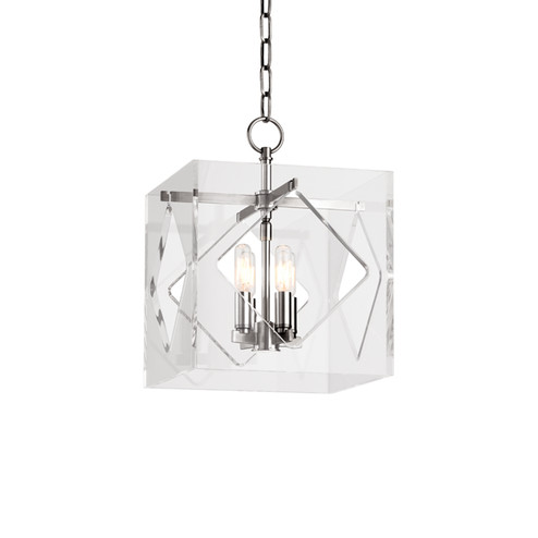 Travis Four Light Pendant in Polished Nickel (70|5912-PN)