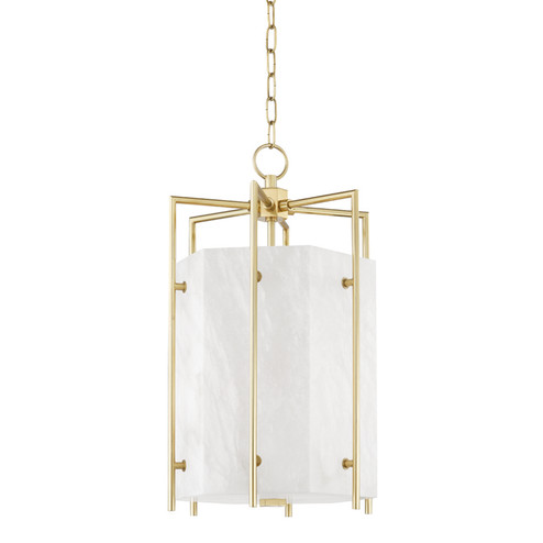 Flatbush LED Pendant in Aged Brass (70|7014-AGB)