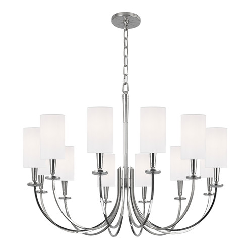 Mason 12 Light Chandelier in Polished Nickel (70|8032-PN)