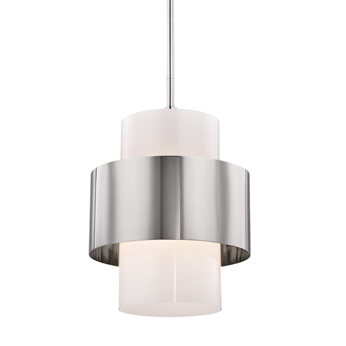 Corinth One Light Pendant in Polished Nickel (70|8615-PN)