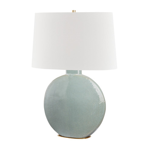 Kimball One Light Table Lamp in Aged Brass/Gray (70|L1840-AGB/GRY)