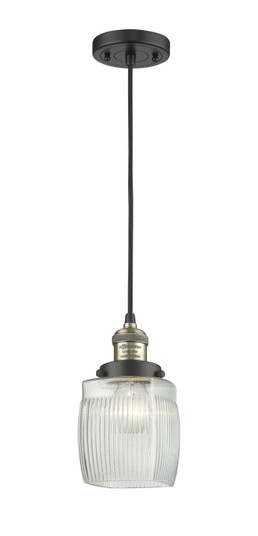 Franklin Restoration LED Mini Pendant in Black Antique Brass (405|201C-BAB-G302-LED)