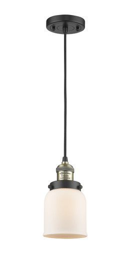 Franklin Restoration LED Mini Pendant in Black Antique Brass (405|201C-BAB-G51-LED)