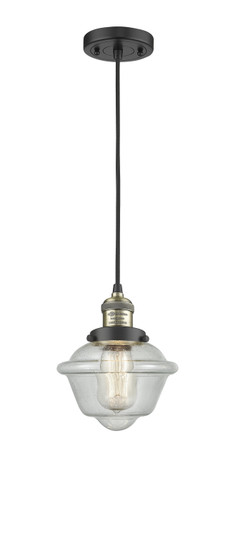 Franklin Restoration LED Mini Pendant in Black Antique Brass (405|201C-BAB-G534-LED)