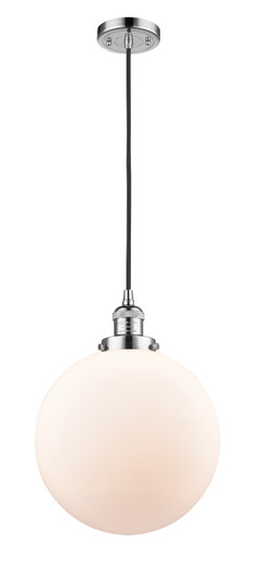 Franklin Restoration One Light Mini Pendant in Polished Chrome (405|201C-PC-G201-12)