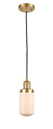 Franklin Restoration LED Mini Pendant in Satin Gold (405|201C-SG-G311-LED)