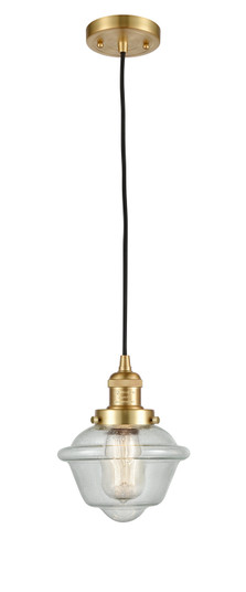 Franklin Restoration LED Mini Pendant in Satin Gold (405|201C-SG-G534-LED)