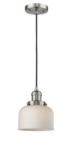 Franklin Restoration LED Mini Pendant in Brushed Satin Nickel (405|201C-SN-G71-LED)