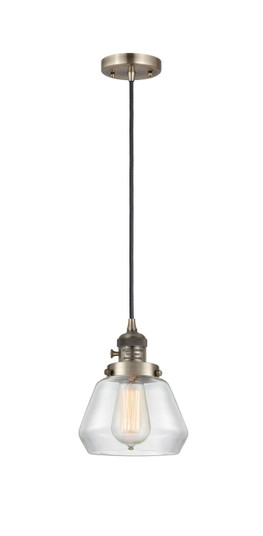 Franklin Restoration LED Mini Pendant in Antique Brass (405|201CSW-AB-G172-LED)