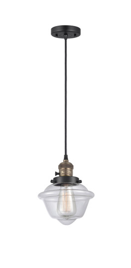 Franklin Restoration LED Mini Pendant in Black Antique Brass (405|201CSW-BAB-G532-LED)