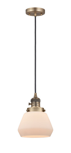 Franklin Restoration LED Mini Pendant in Brushed Brass (405|201CSW-BB-G171-LED)