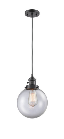 Franklin Restoration One Light Mini Pendant in Oil Rubbed Bronze (405|201CSW-OB-G202-8)