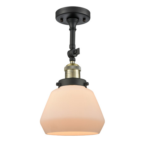 Franklin Restoration LED Semi-Flush Mount in Black Antique Brass (405|201F-BAB-G171-LED)