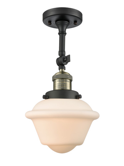 Franklin Restoration LED Semi-Flush Mount in Black Antique Brass (405|201F-BAB-G531-LED)