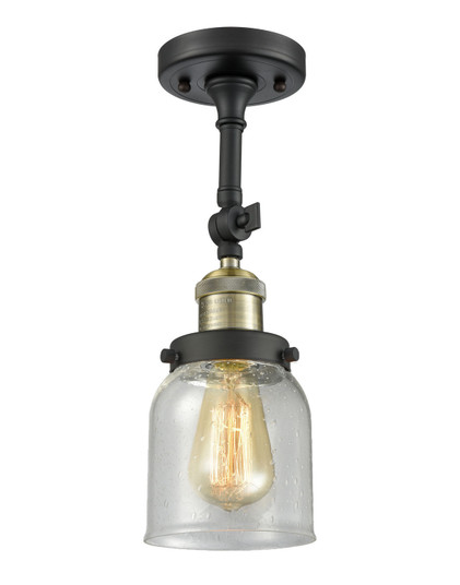 Franklin Restoration One Light Semi-Flush Mount in Black Antique Brass (405|201F-BAB-G54)