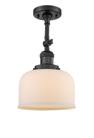 Franklin Restoration LED Semi-Flush Mount in Matte Black (405|201F-BK-G71-LED)