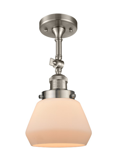 Franklin Restoration LED Semi-Flush Mount in Brushed Satin Nickel (405|201F-SN-G171-LED)