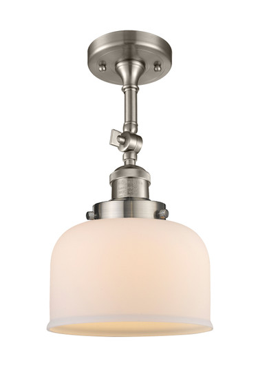 Franklin Restoration One Light Semi-Flush Mount in Brushed Satin Nickel (405|201F-SN-G71)