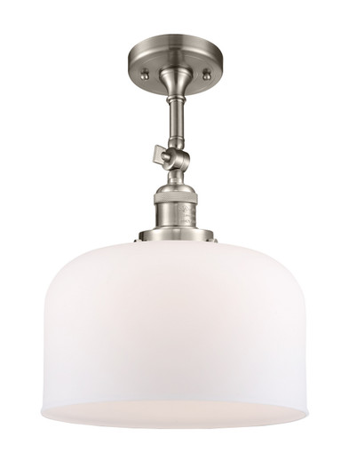 Franklin Restoration One Light Semi-Flush Mount in Brushed Satin Nickel (405|201F-SN-G71-L)