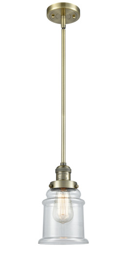 Franklin Restoration LED Mini Pendant in Antique Brass (405|201S-AB-G182-LED)