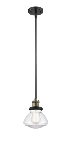 Franklin Restoration LED Mini Pendant in Black Antique Brass (405|201S-BAB-G322-LED)