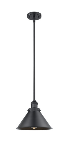 Franklin Restoration One Light Mini Pendant in Matte Black (405|201S-BK-M10-BK)