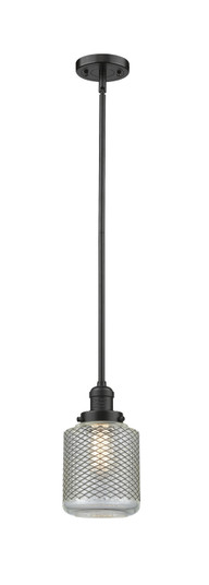 Franklin Restoration LED Mini Pendant in Oil Rubbed Bronze (405|201S-OB-G262-LED)