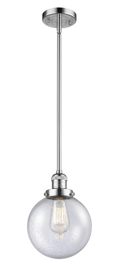 Franklin Restoration One Light Mini Pendant in Polished Chrome (405|201S-PC-G204-8)