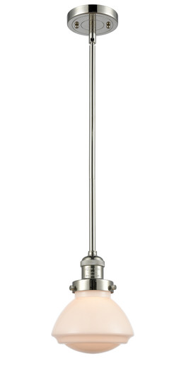 Franklin Restoration LED Mini Pendant in Polished Nickel (405|201S-PN-G321-LED)