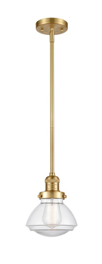 Franklin Restoration LED Mini Pendant in Satin Gold (405|201S-SG-G322-LED)