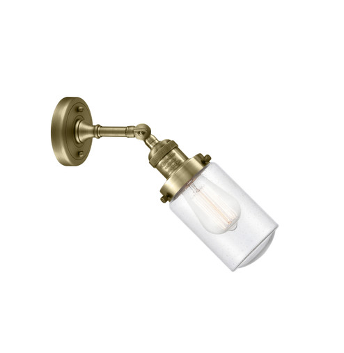 Franklin Restoration One Light Wall Sconce in Antique Brass (405|203-AB-G314)