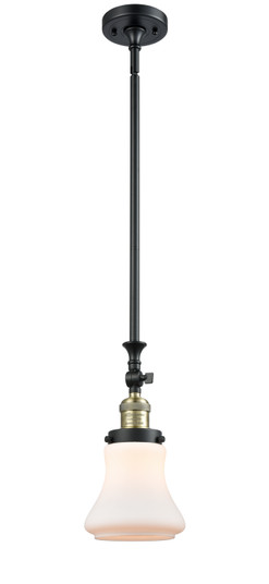 Franklin Restoration One Light Mini Pendant in Black Antique Brass (405|206-BAB-G191)