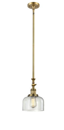 Franklin Restoration LED Mini Pendant in Brushed Brass (405|206-BB-G72-LED)
