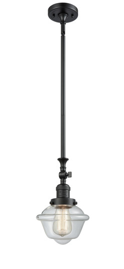 Franklin Restoration LED Mini Pendant in Matte Black (405|206-BK-G532-LED)