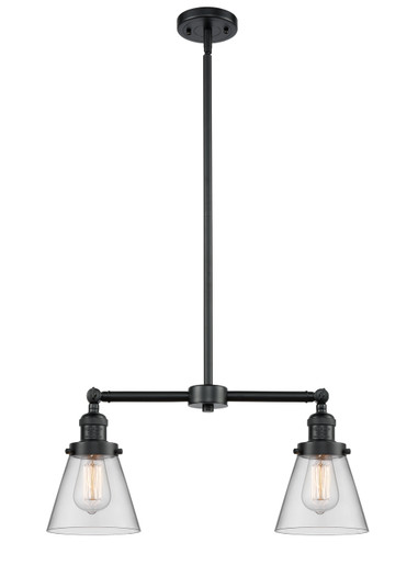 Franklin Restoration Two Light Island Pendant in Oil Rubbed Bronze (405|209-OB-G62)