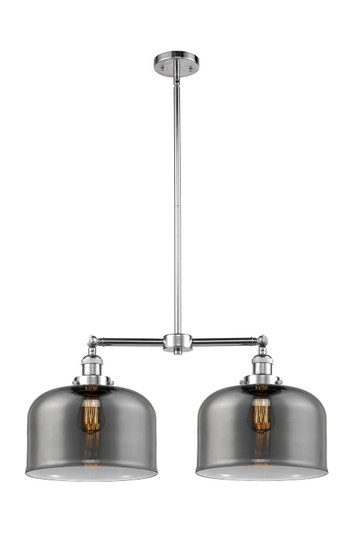 Franklin Restoration Two Light Island Pendant in Polished Chrome (405|209-PC-G73-L)