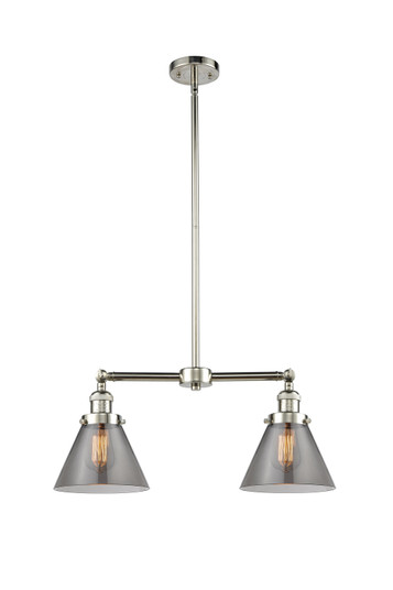 Franklin Restoration LED Island Pendant in Polished Nickel (405|209-PN-G43-LED)