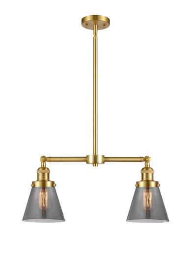 Franklin Restoration LED Island Pendant in Satin Gold (405|209-SG-G63-LED)