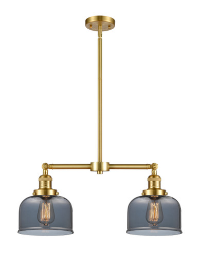 Franklin Restoration LED Island Pendant in Satin Gold (405|209-SG-G73-LED)